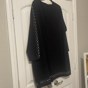 Michael Kors Black Beaded Dress 3x